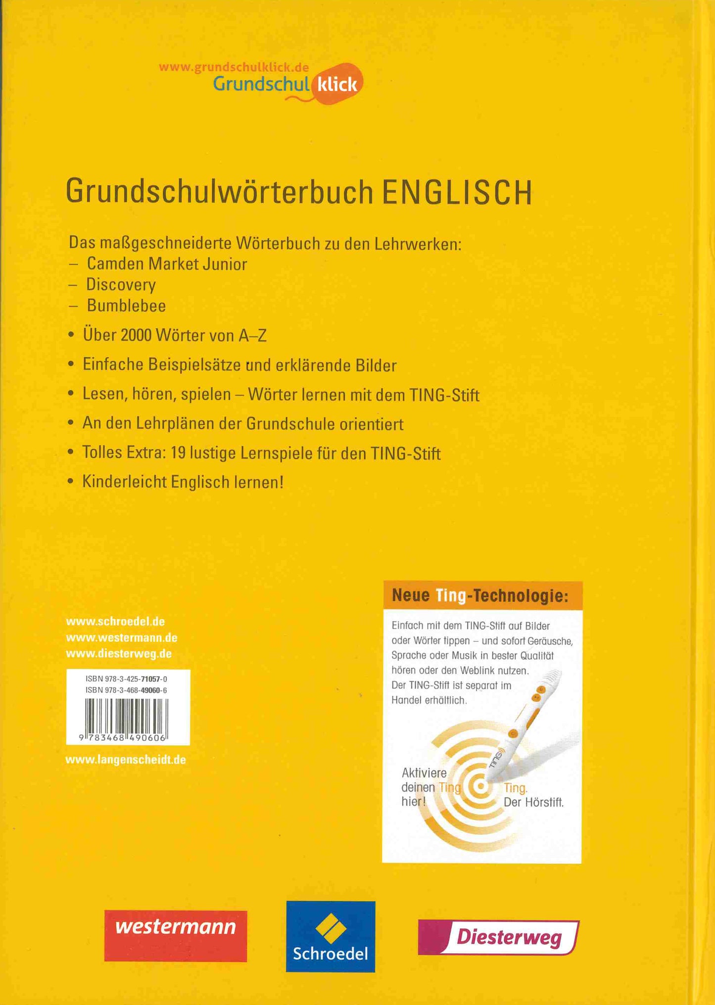 Grundschulwörterbuch Englisch ⎪ 2000 Wörter TING Klasse 3-4