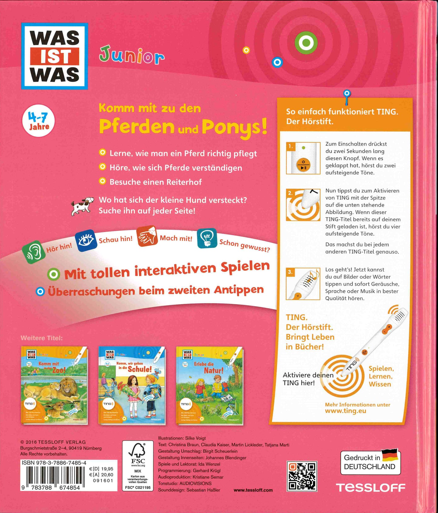 Was ist was Junior - Komm mit zu den Pferden und Ponys!