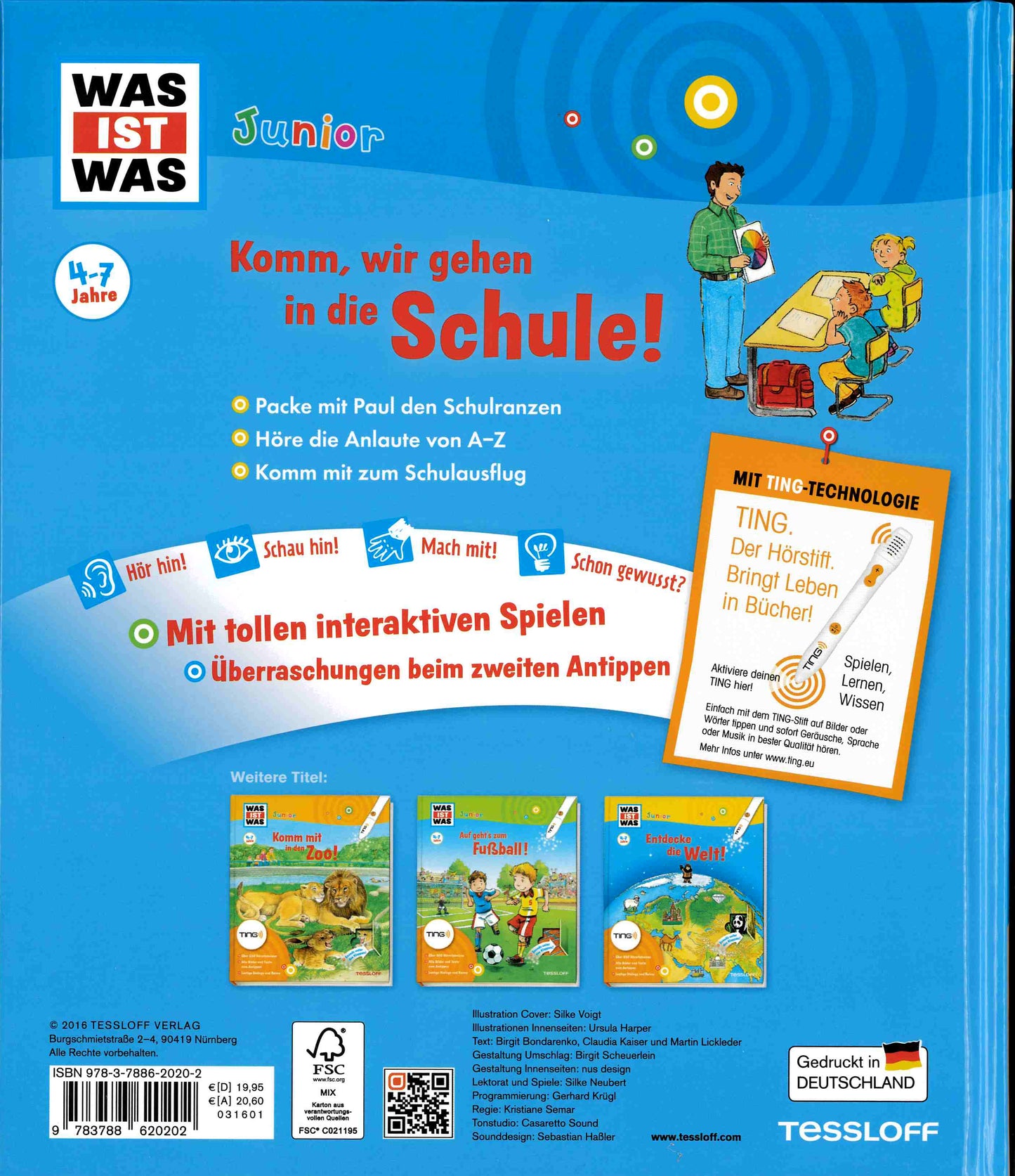 Was ist was Junior - Komm, wir gehen in die Schule! ⎪ TING-Einschulungsbuch 5-7 J.