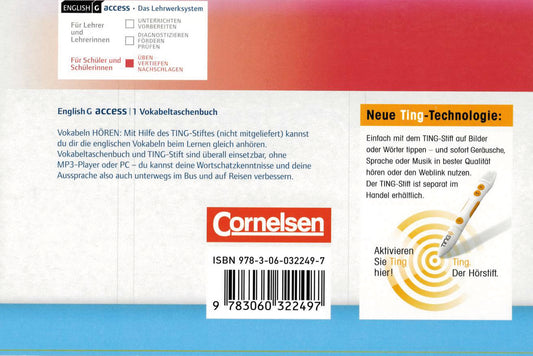 English G Access 1 Vokabeltaschenbuch – TING Klasse 5