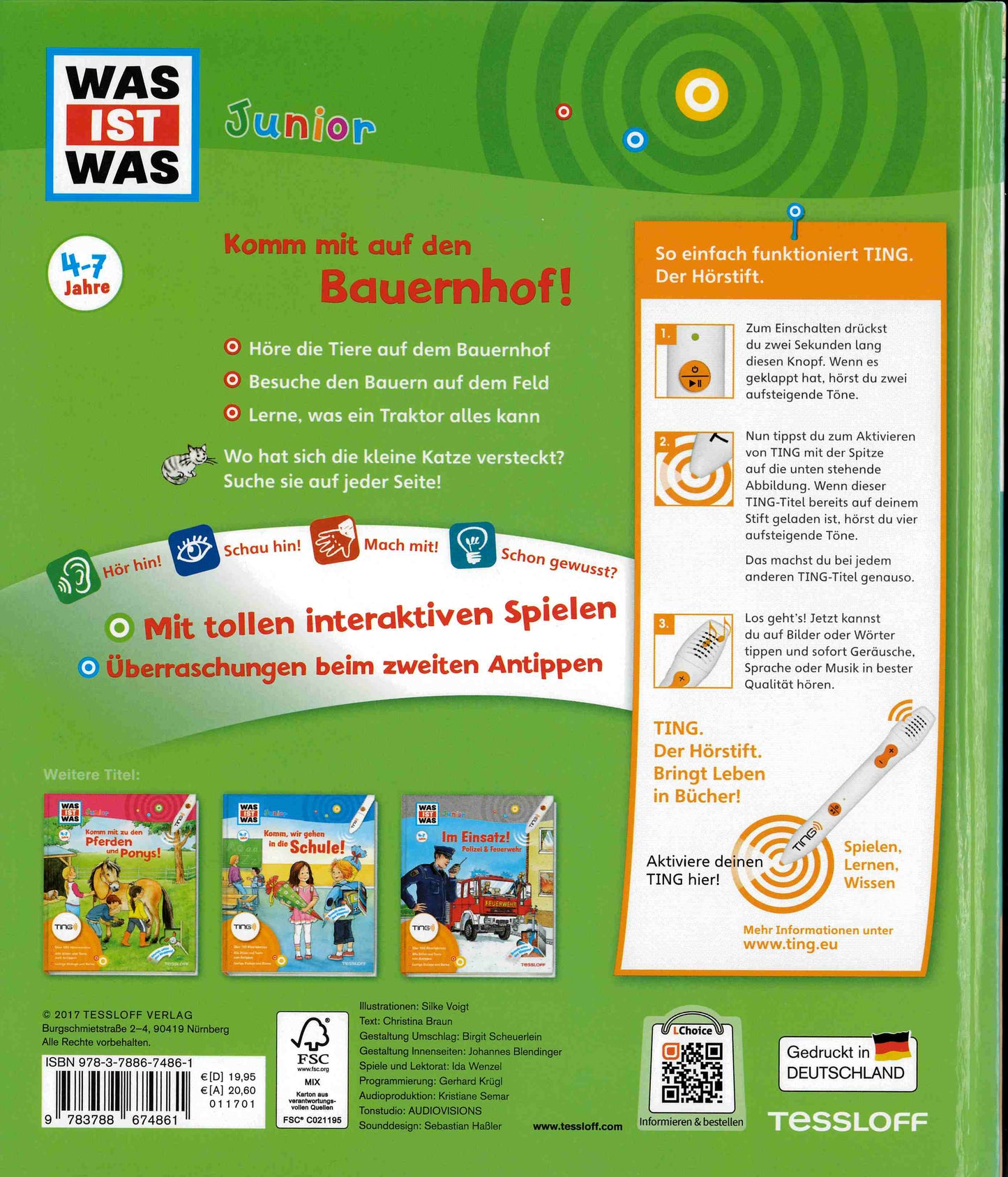 Was ist was Junior - Komm mit auf den Bauernhof!