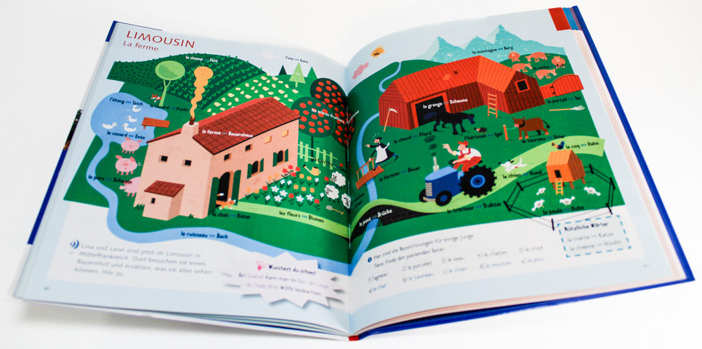 Unterwegs in Frankreich ⎪ Französisch Ferienbuch Kinder
